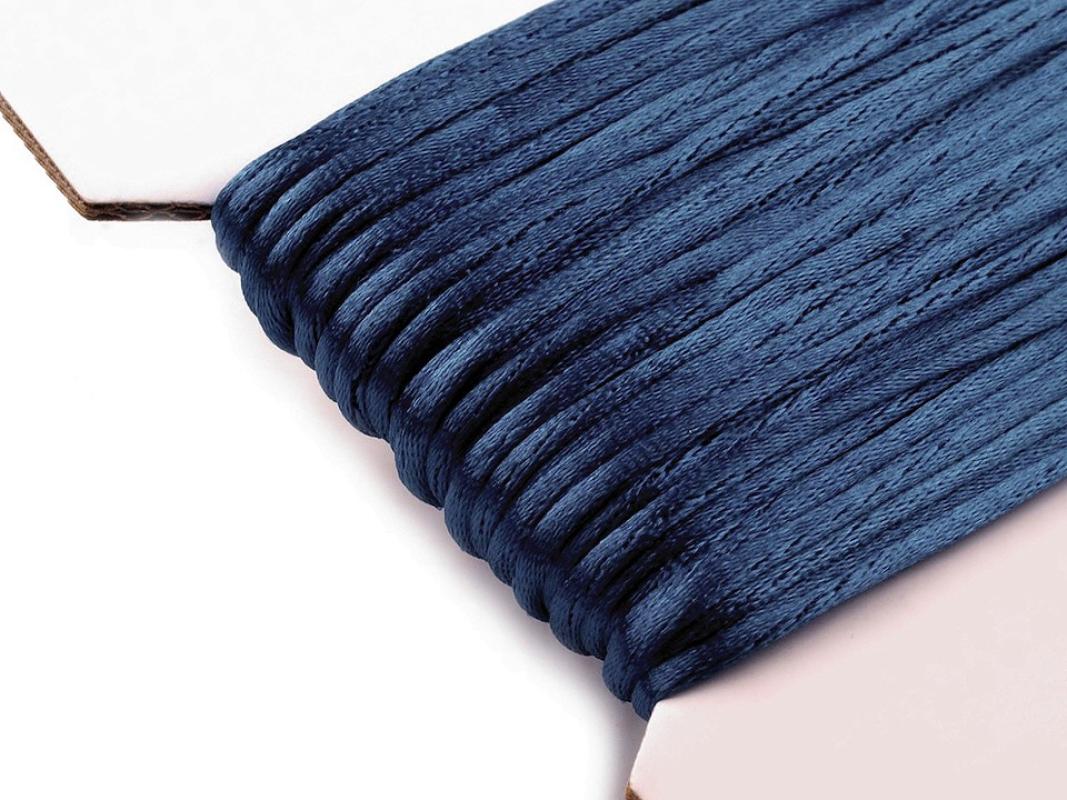 Satinschnur  Ø2mm  dunkelblau